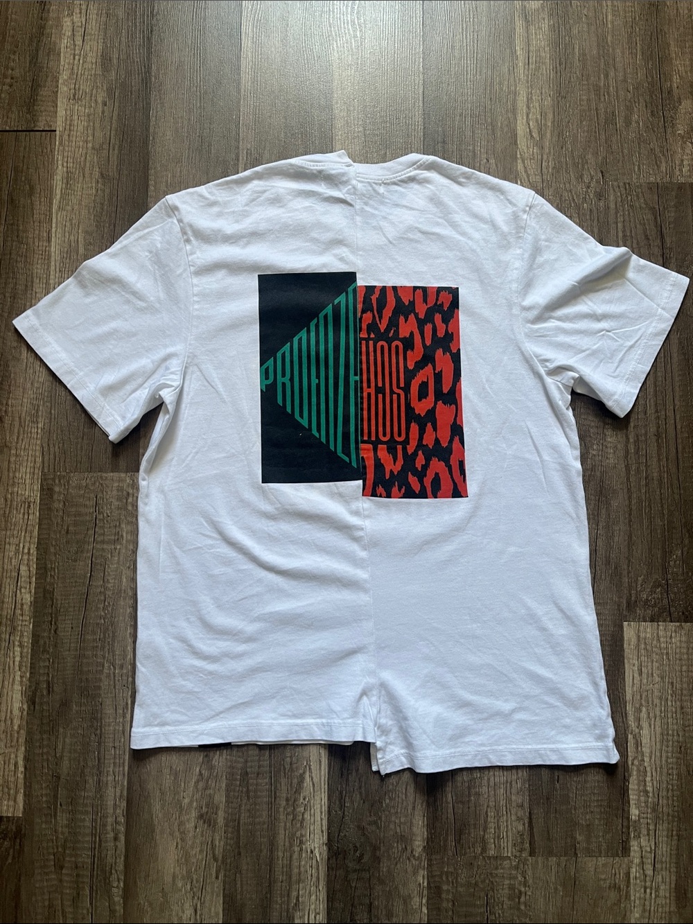 Proenza Schouler White Label Asymmetrical logo t-shirt - Picture 4 of 5